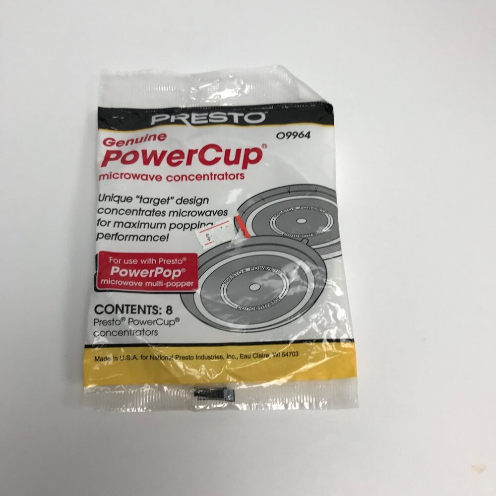 Presto Power Cup Microwave Concentrators For Presto PowerPop Popper 09964